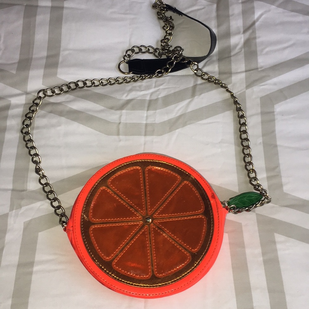 Betsey orange purse
